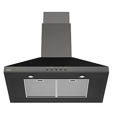 Samsung 30 Wall Mount Hood in Black Stainless Steel