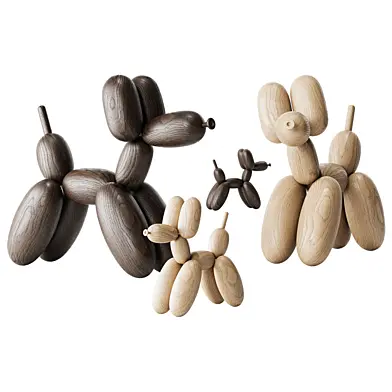 Ballon dog oak by Boyhood
