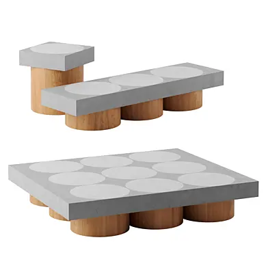 SLAB COFFEE TABLES by Benni Allan