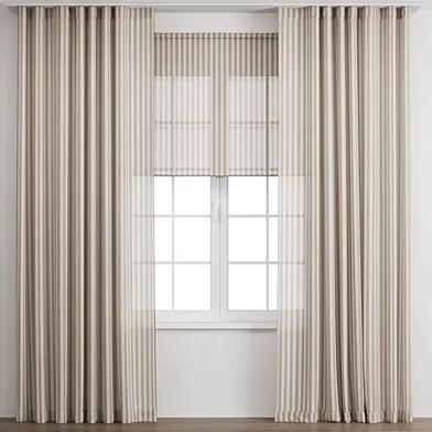 Curtain 72/ Шторы в полоску