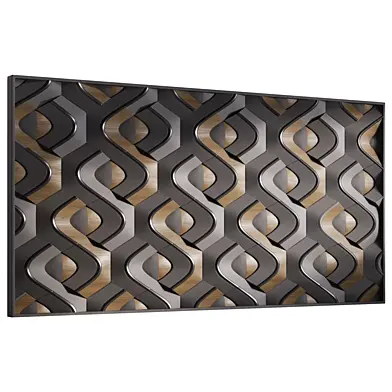 Black and wood geometric seamless pattern