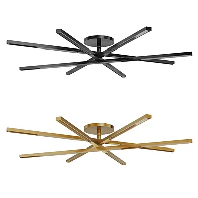 Cityscape Grande Flush Сhandelier