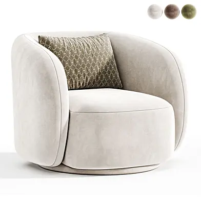 Poole Swivel Lounge Armchair