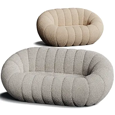 Pumpkin Paradise, Mello Boucle Swivel Lounge Sofa