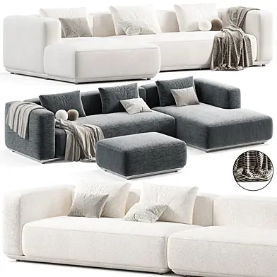 Hybrid Outdoor Modular Sofa by B&B Italia