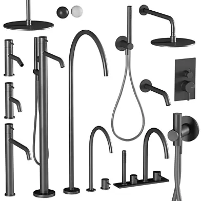 Faucets and showers vallone Noya set