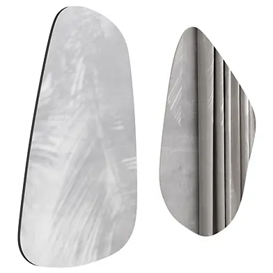 Irregular shaped mirrors, Zara Home