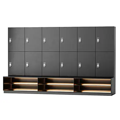 Lockers for gym changing rooms