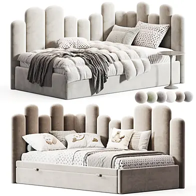 Corner bed AURORA by Mamoony