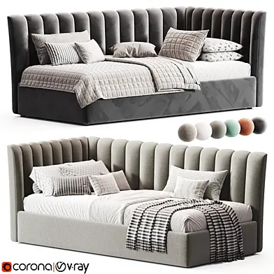 Corner bed PHOENIX by Mamoony