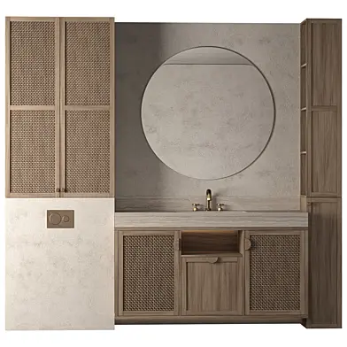 Bathroom Furniture 26 Japandi