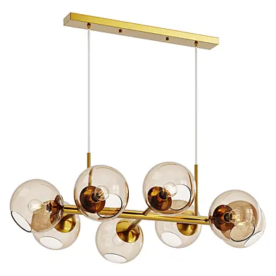 Valentina Modern Glass Globe Bubble Pendant Light