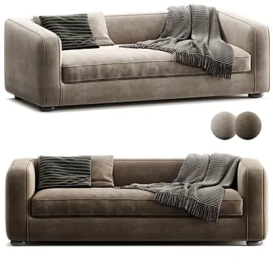 Gidget Sofa Sheepskin Camel