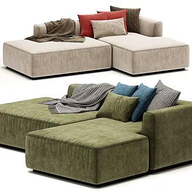 Laredoute Sofa Hoekbank XL Bouclette Jacopo