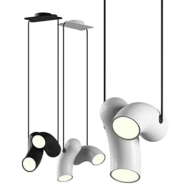 Pendant light Hyphen  Sandy black