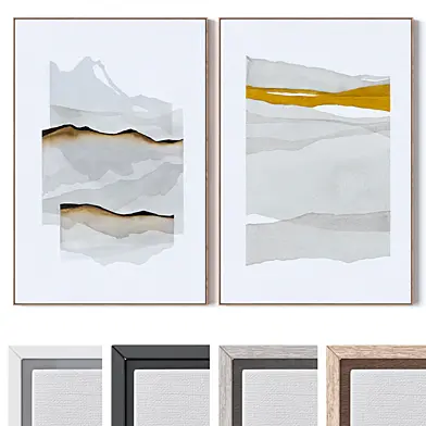 Set of large wall paintings 3320