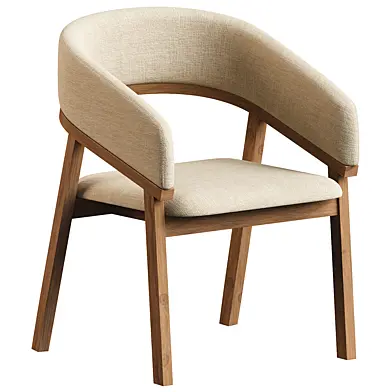 Mid century modern gray chair