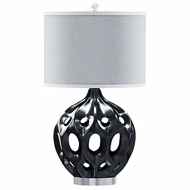 Safavieh Regina Ceramic Table Lamp black