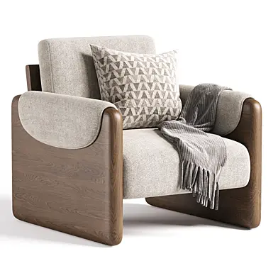 Pierre Cream Fabric Club Chair