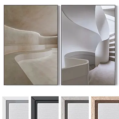 Set of large wall paintings 3333