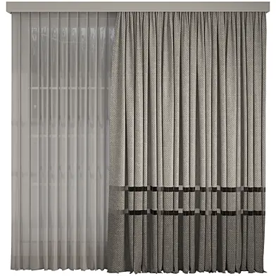 Silk and Cotton Curtain 09