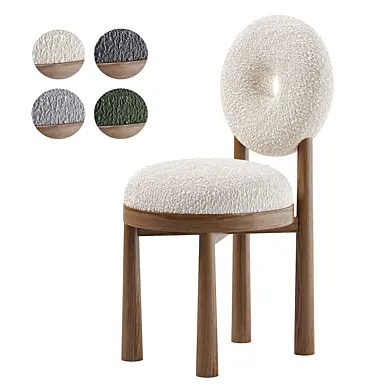 Luxury Nordic Lamb Wool Leisure Chair