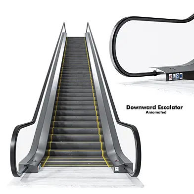 Downward Escalator Animated