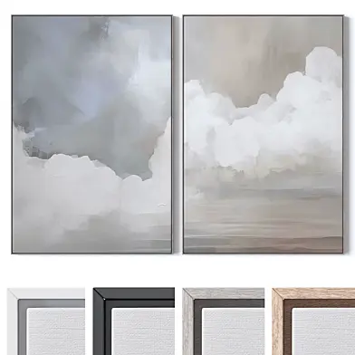 Set of large wall paintings 3350