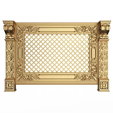 Radiator Cover Decorative Screening Grille Panel 04