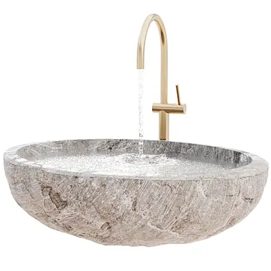 stone wash basin sink 002