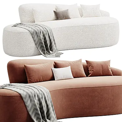 Marseille 2 Sofa In Mohair | Диван