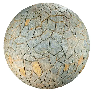 Grouted Stone Wall PBR Material vol 1