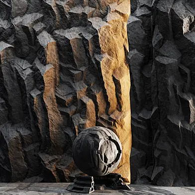 H123 Rock Cliff | PBR | 4K | Seamless | +SBSAR