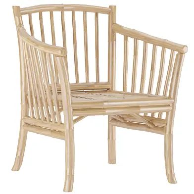 Bamboo chair Bruno Madame Panier