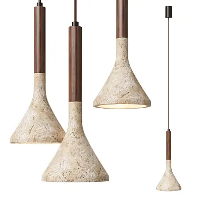 Aplomb Travertine Pendant Lamp