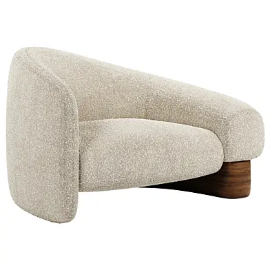 Raphael Navot Acrostic Overlay Armchair Left