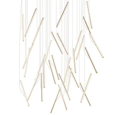 Chute 50 in Multi Pendant