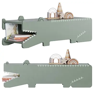 Alligator Storage Bench