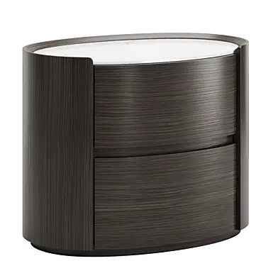 Zofingen Black Wood Bedside Table