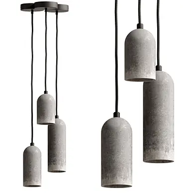 Pendant Minimalist Round Concrete Lamp