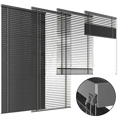 Aluminium Venetian Blinds Curtain Set 21