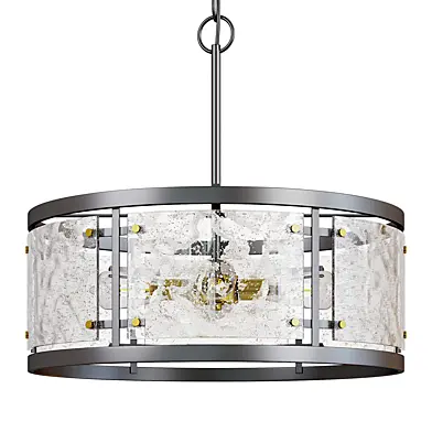 Laia Black Drum Pendant Chandelier