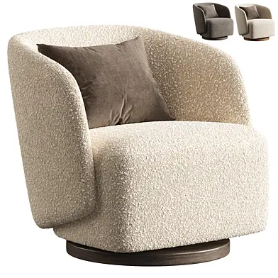 Cimbura Upholstered Swivel Barrel Chair