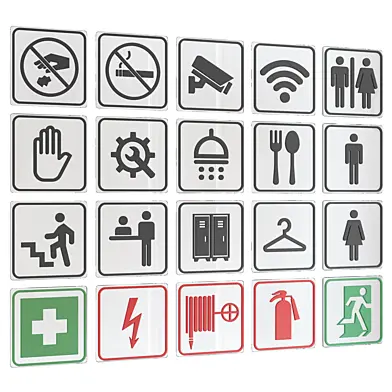 Information Signs Set 009