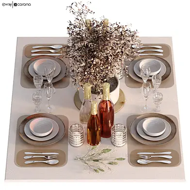 Tableware dining table set 460