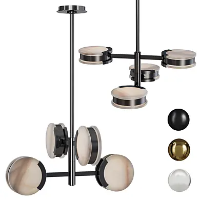 VC Melange 25" Multi-Positional Semi-Flush Chandelier