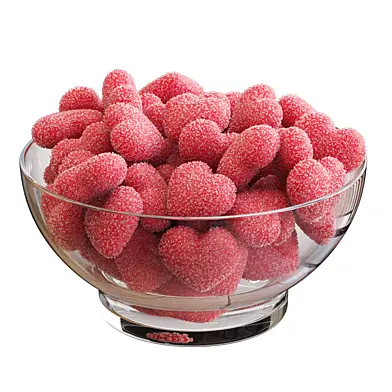 Marmalade hearts in bowl