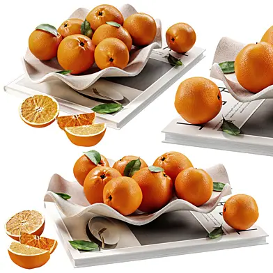Oranges on the book