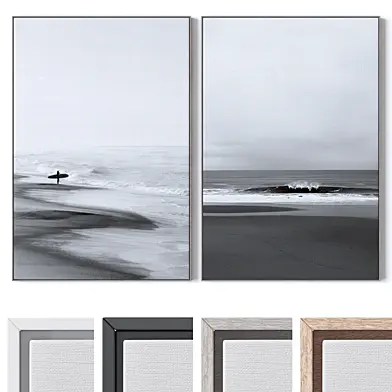 Set of large wall paintings 3438