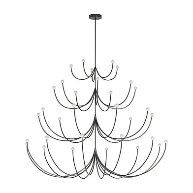 Arca Four Tier Chandelier